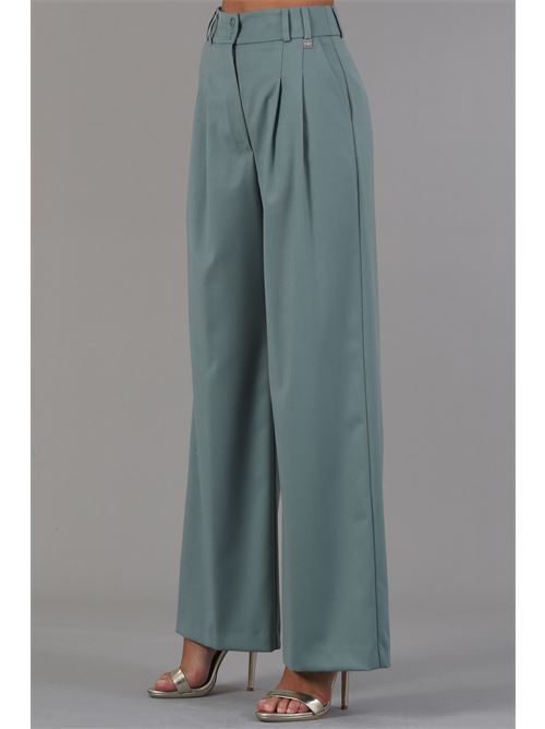 Pantalone in cady Zanetti | ZP7788VERDE ACQUA
